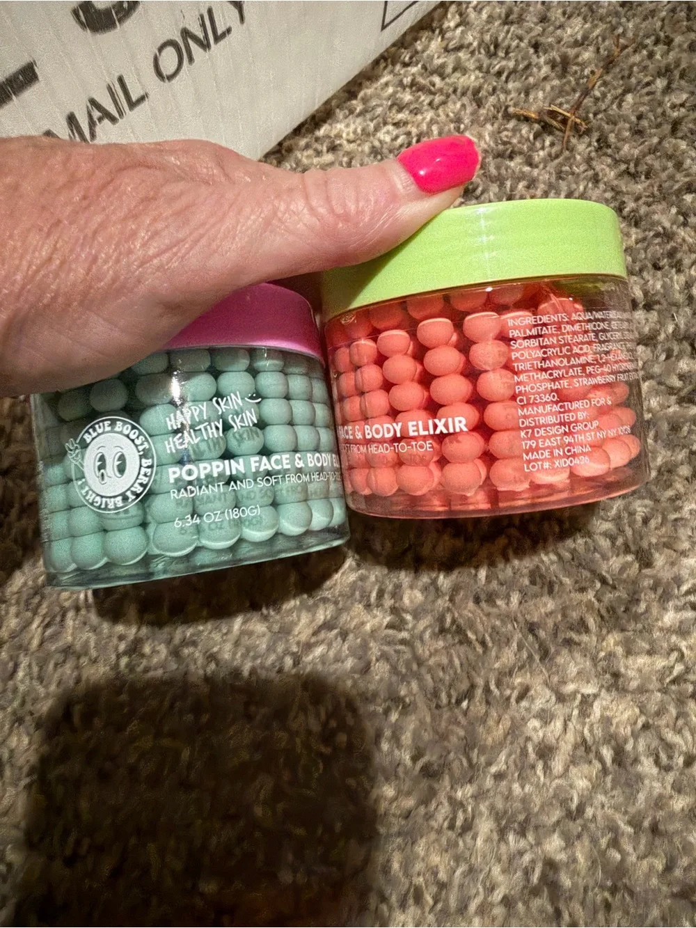 Face & Body Elixir Pearls - Green